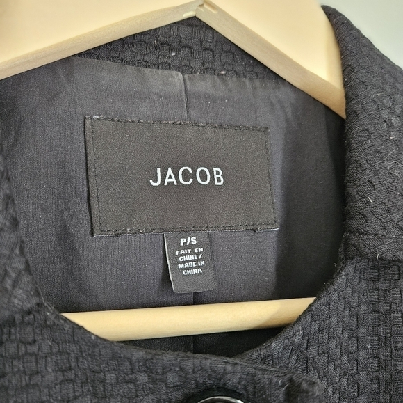 Black jacket coat Chanel style by Jacob size small - Picture 2 of 7